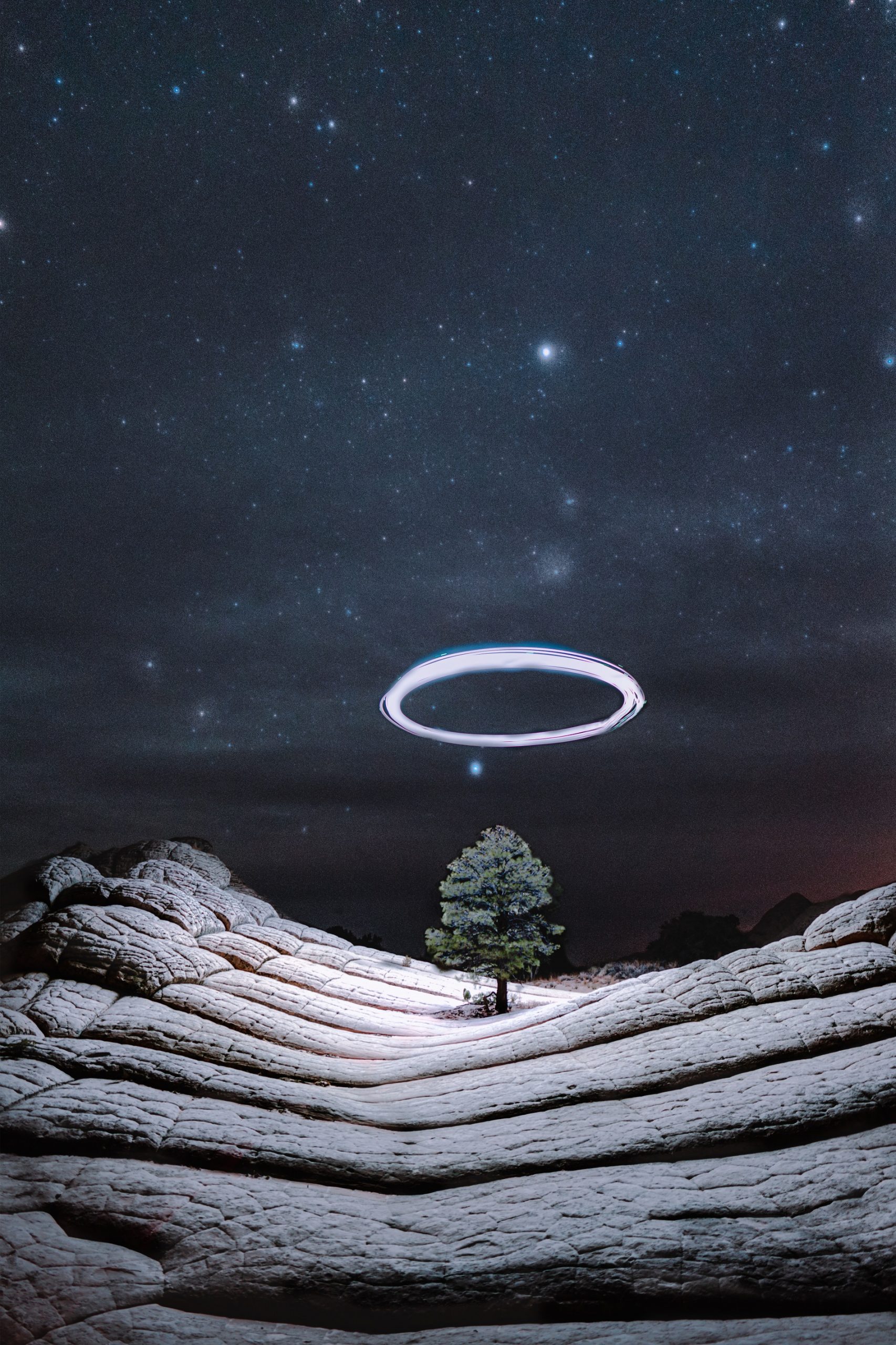 Night Time Photo at White Pocket Arizona